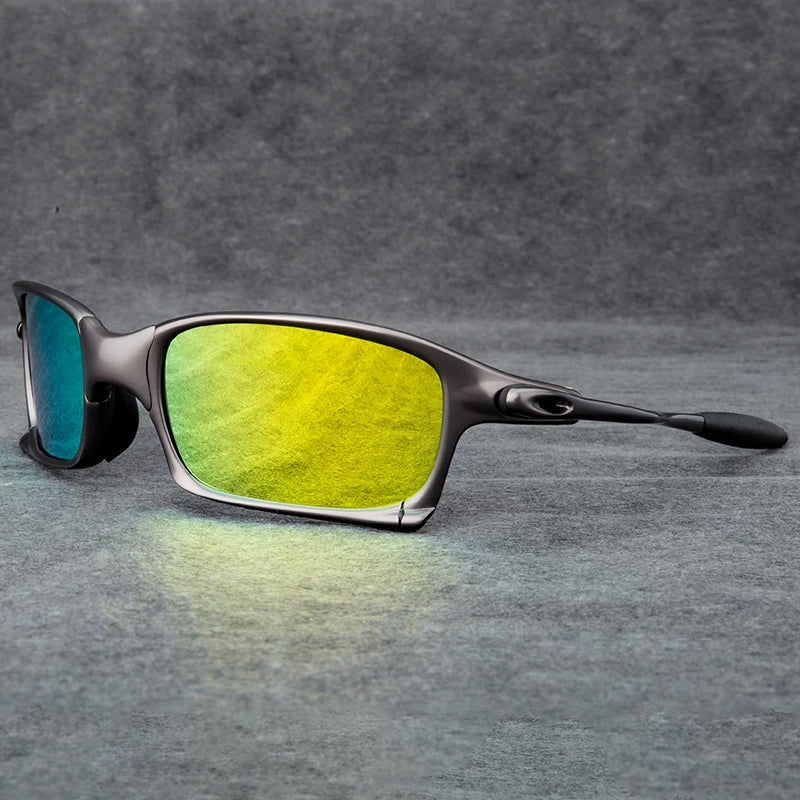 Roberto Russo Sun Strike men's cycling glasses mirrored red lenses durable UV protection frame