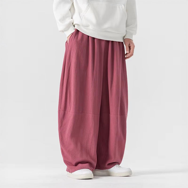 Roberto Russo Zenith Flow ultra-wide leg draped trousers soft breathable fabric oversized silhouette