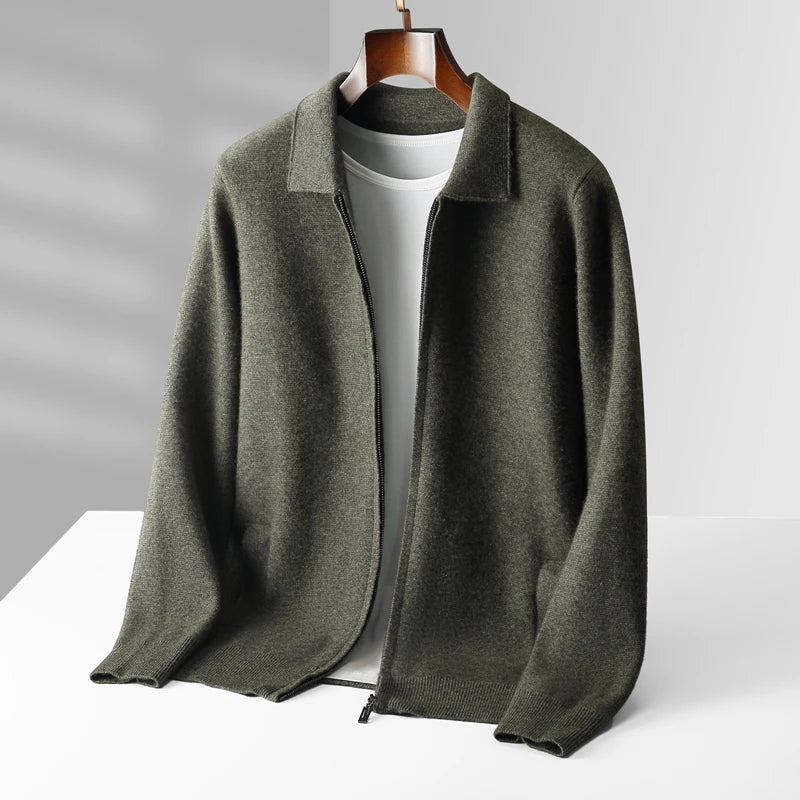 Roma ivory cashmere cardigan minimalist open-front silhouette refined everyday luxury layer