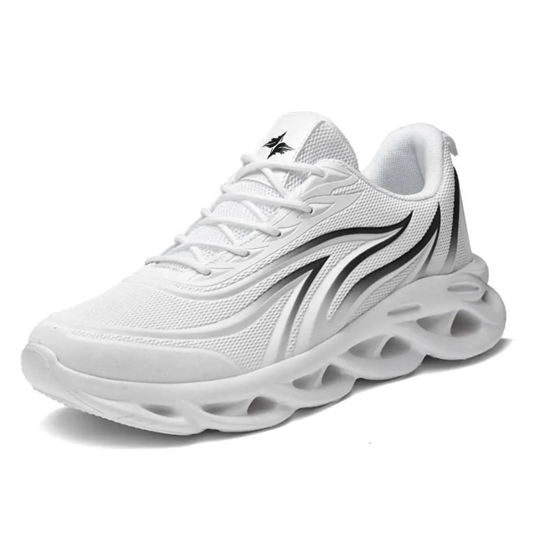 Men's Ronin athletic sneakers black precision-knit upper with blade sole for high-performance training