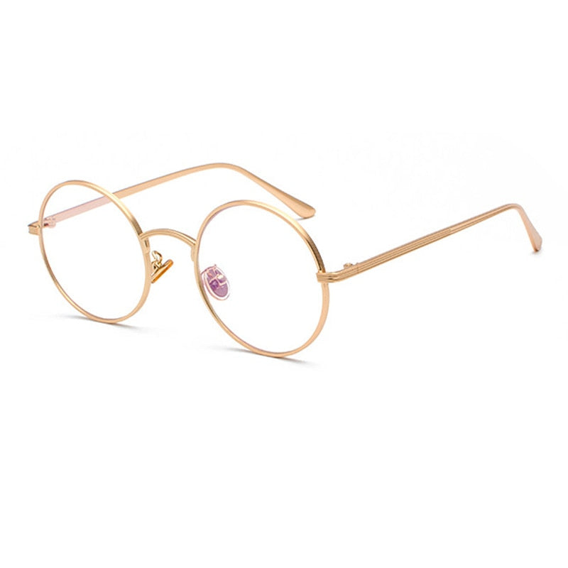 Men's round metal frame sunglasses vintage style UV400 polycarbonate lenses durable alloy build