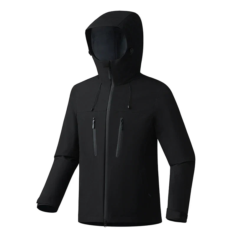 Women's minimal white ski jacket structured fit cold weather layering winter outer layer