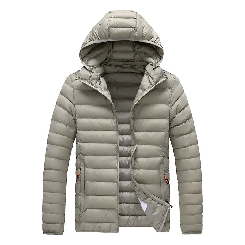 Joost warm autumn jacket windproof outer shell soft lining adjustable hood everyday transitional wear