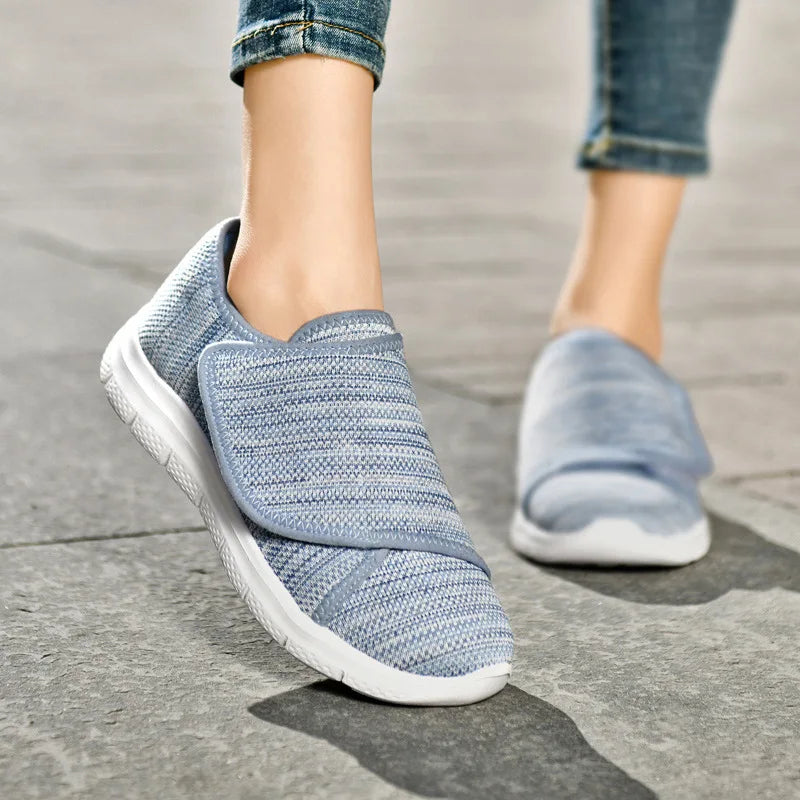 Unisex slip-on sneakers breathable mesh upper lightweight shock-absorbing sole casual everyday style
