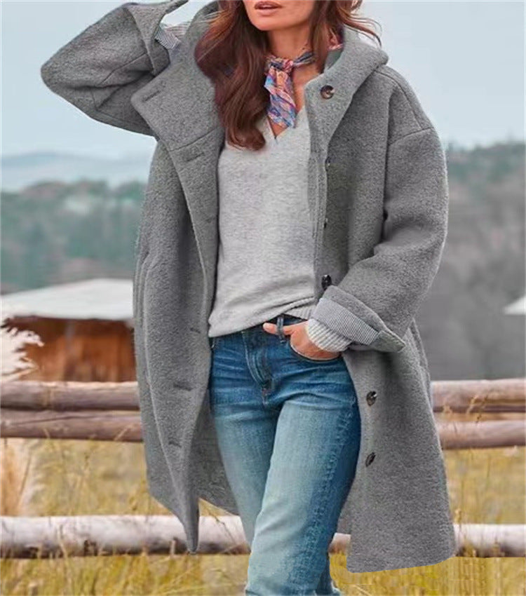 Women's Emi long elegant windproof insulated jacket cozy fit for stylish winter wear