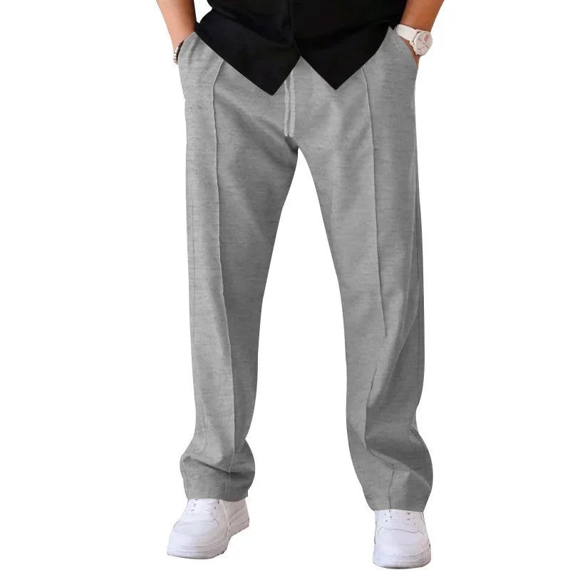Dylan men's loose fit formal trousers relaxed cut breathable fabric professional polished style