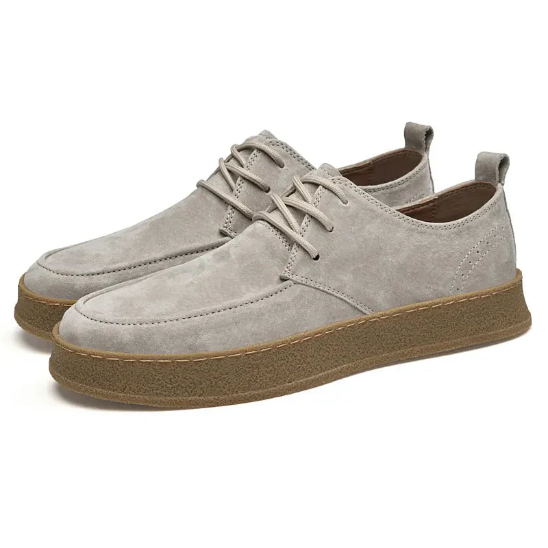Heritage suede shoes brown premium silhouette crepe rubber outsole for professionals casual wear