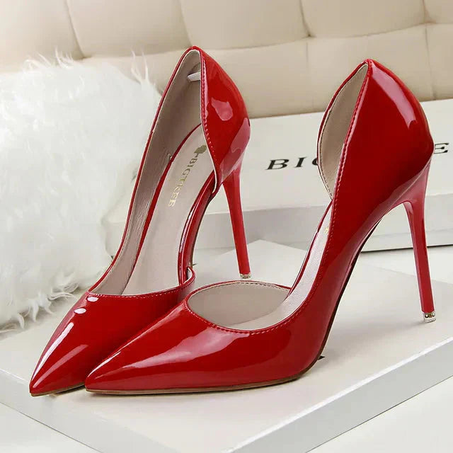 Women's black orthopedic pumps elegant closed-toe heels with all-day comfort support for work
