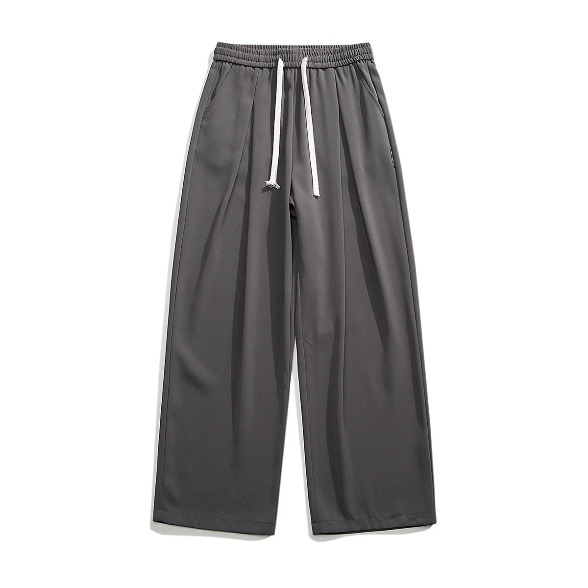 Lyndon ice silk wide-leg sweatpants unisex breathable anti-wrinkle relaxed summer lounge pants