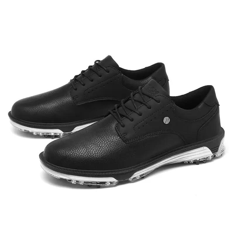 Xavier Elite waterproof golf shoes with spiked traction sole for premium grip and all-day comfort