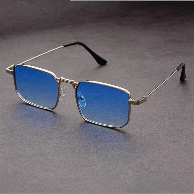 Urbann-Vibe Nexium unisex rectangular sunglasses featherlight metal frame UV400 lenses retro style