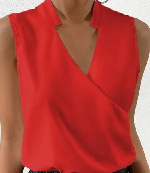 Mia elegant sleeveless top for women soft premium fabric flattering silhouette office to night out