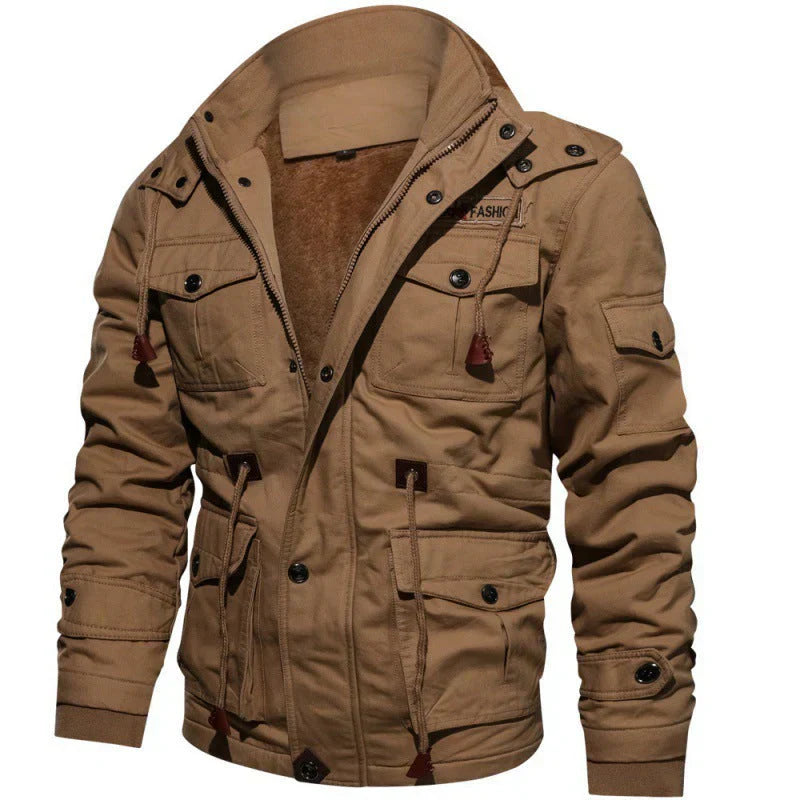 Corbin fleece-lined winter jacket slim silhouette cozy interior for cold-weather outdoor comfort