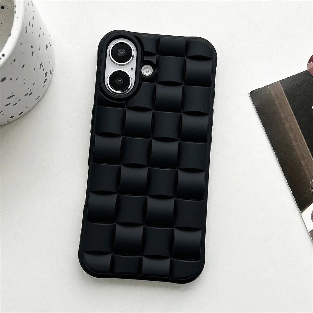 Weave Theory iPhone case canvas woven texture slim design premium tactile grip everyday protection