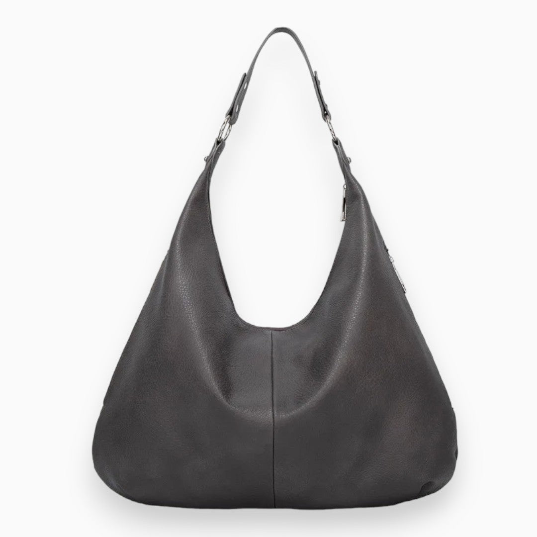 Women's casual shoulder bag in soft structure, spacious everyday carry with relaxed silhouette