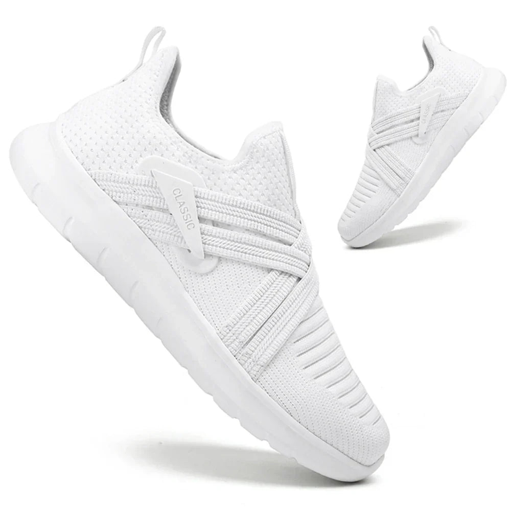 Zerone slip-on orthopedic knit shoes featherweight support breathable woven upper all-day comfort