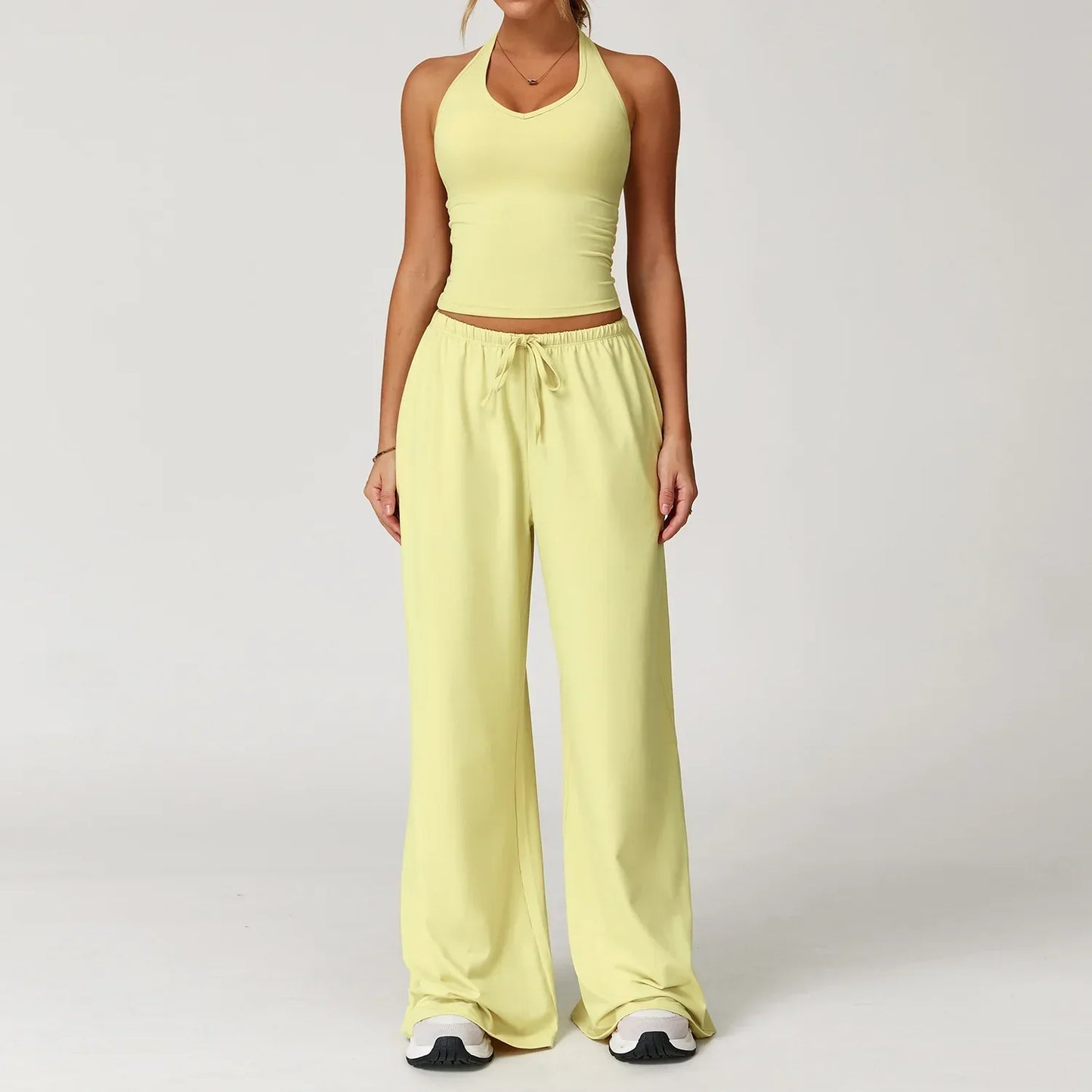 Women's Eleanor wide-leg loose fit winter pants, casual relaxed silhouette for everyday comfort