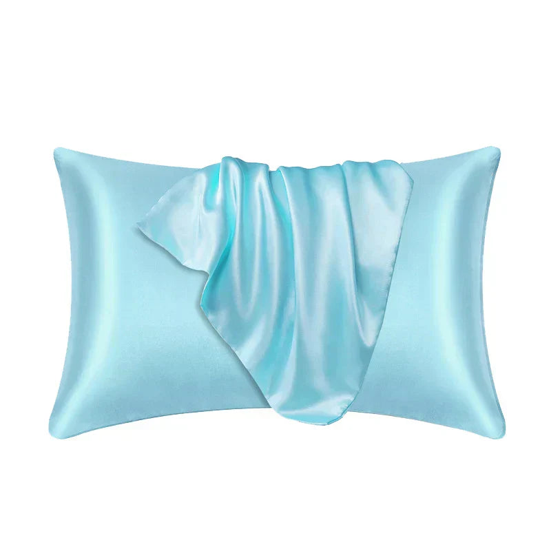 Ivory mulberry silk pillowcase 22 momme hypoallergenic cooling design for sensitive skin hair care