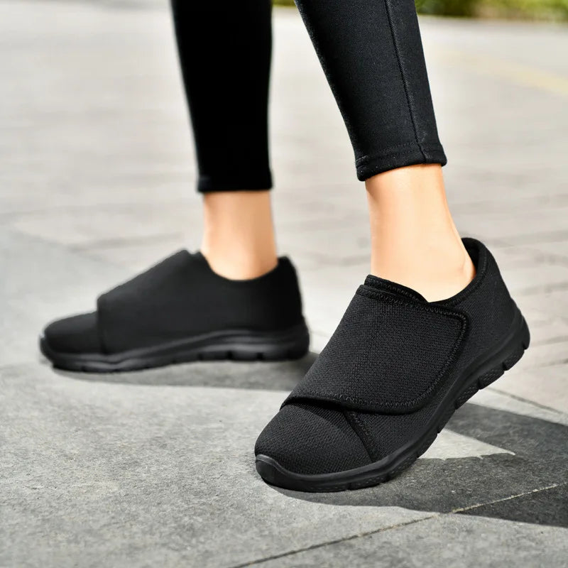Unisex slip-on sneakers breathable mesh upper lightweight shock-absorbing sole casual everyday style