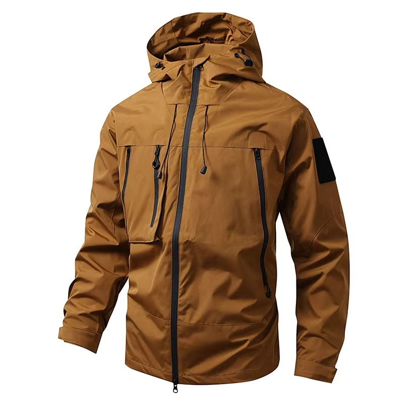 TrendAura unisex waterproof windbreaker jacket streamlined fit for outdoor adventures all-weather ready