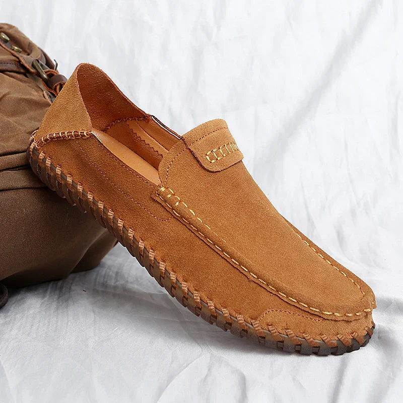 Mesa suede moccasins classic loafer silhouette soft breathable upper for all-day comfort and timeless style