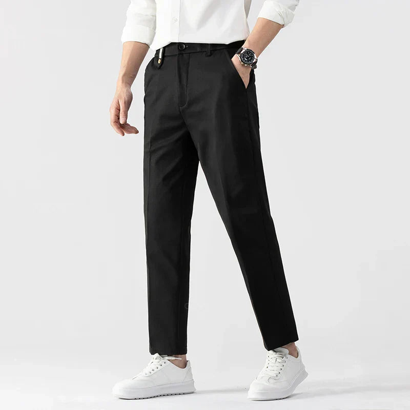 Bramhall slim-fit stretch pants for professionals, sleek silhouette with all-day flexible comfort