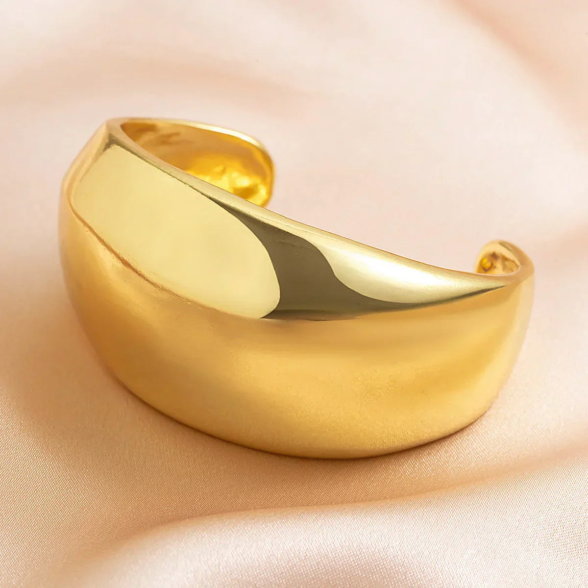 Athena geometric polished bangles unisex punk-inspired statement jewelry bold high-shine finish