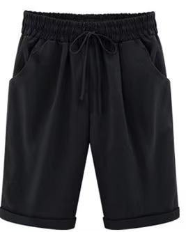 Women's high waist harem capri pants relaxed fit breathable cotton blend all-season casual style