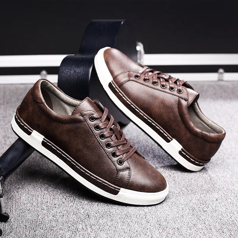 Urbann-Vibe Taryn genuine leather lace-up shoes for professionals, casual polished everyday comfort