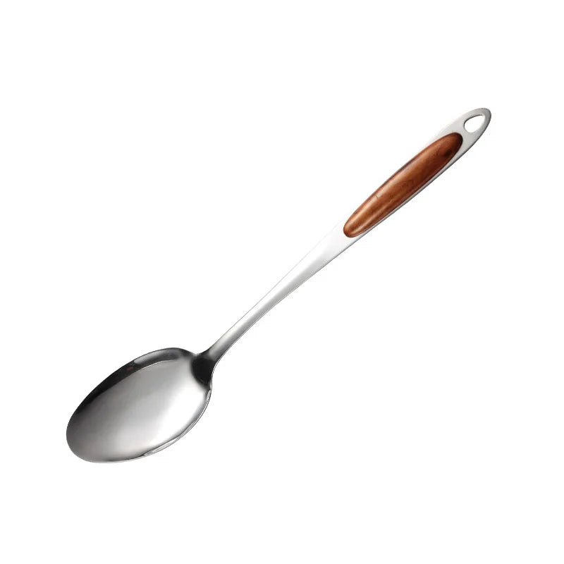 Sylvan stainless steel utensil set mirror-polished ergonomic handles dishwasher safe home cooks