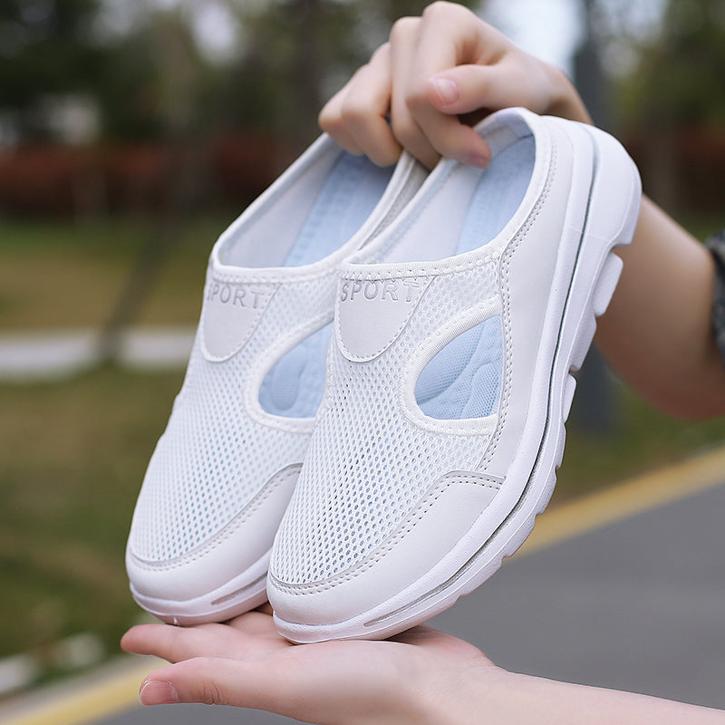 Alvaro Breathable Slippers For Home Comfort And Light Outdoor Wear Supportive Knit Upper