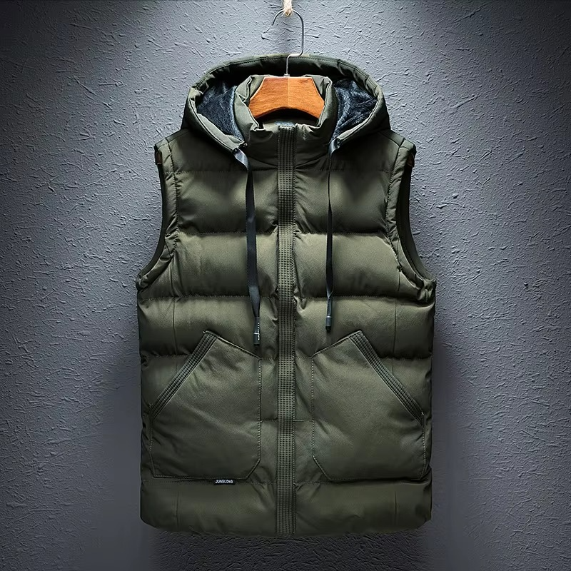 Unisex personalized thick vest by TrendAura, versatile all-season outerwear with customizable design