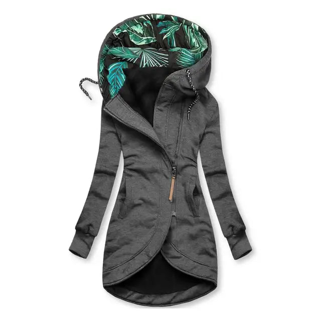 Women's Eloura-Moda windproof winter jacket, elegant feminine cut for cold weather warmth