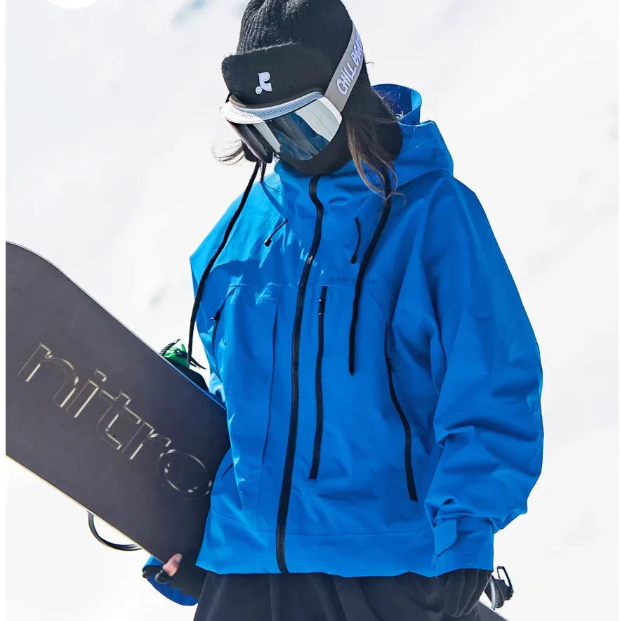 Clara women's lightweight waterproof ski jacket sleek modern fit water-resistant winter protection