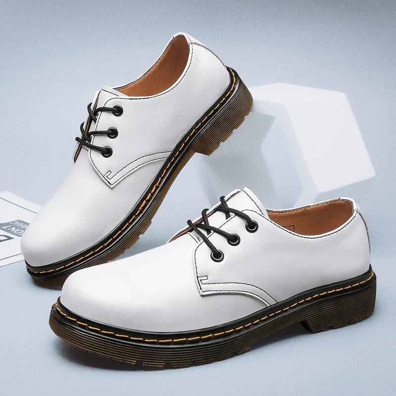 Urbann-Vibe Vario black patent Italian leather Oxford dress shoes with glossy finish