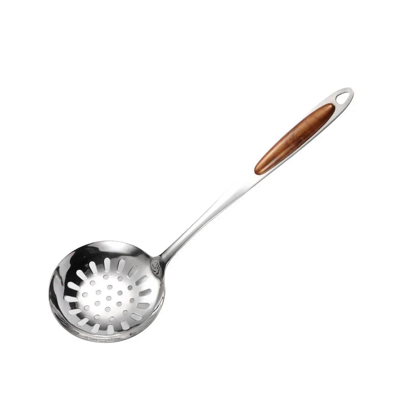 Sylvan stainless steel utensil set with ergonomic handles, mirror-polished 18/8 steel, dishwasher safe