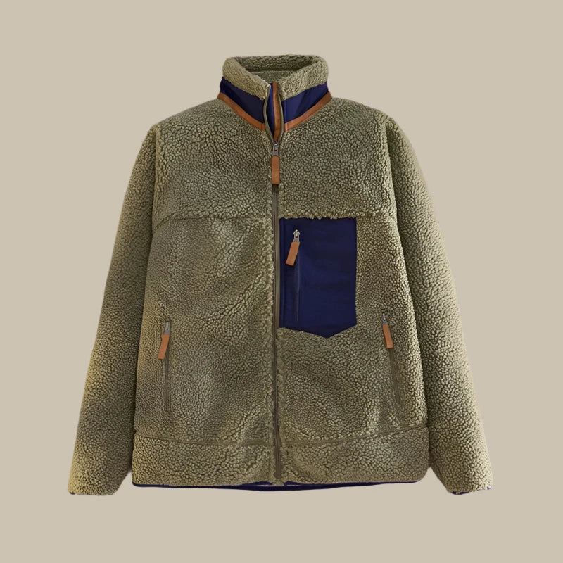 Men's cozy fleece sweater casual relaxed fit soft premium fabric for everyday wear