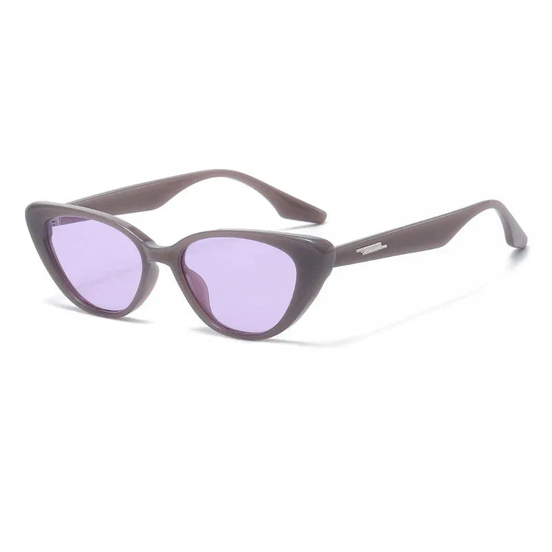 Mavina angular cat-eye sunglasses for women with UV400 gradient lenses and lightweight durable frame