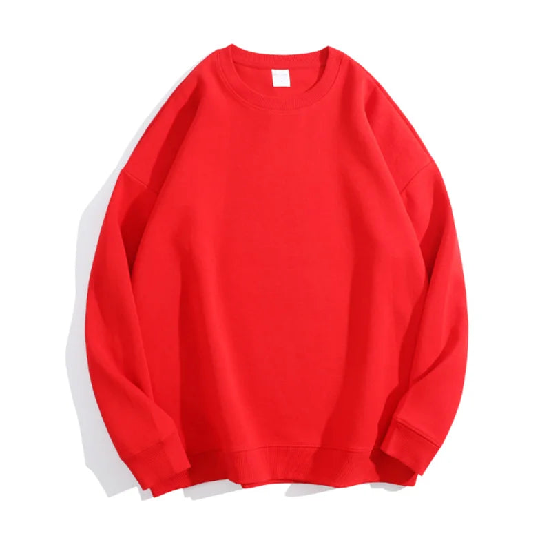 Ersa unisex oversized sweatshirt cozy pullover relaxed fit casual layering everyday wear for men women