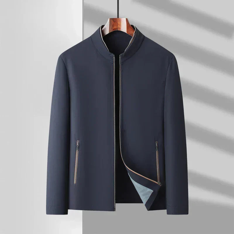 Men's lightweight casual autumn jacket breathable slim fit timeless silhouette for cool days