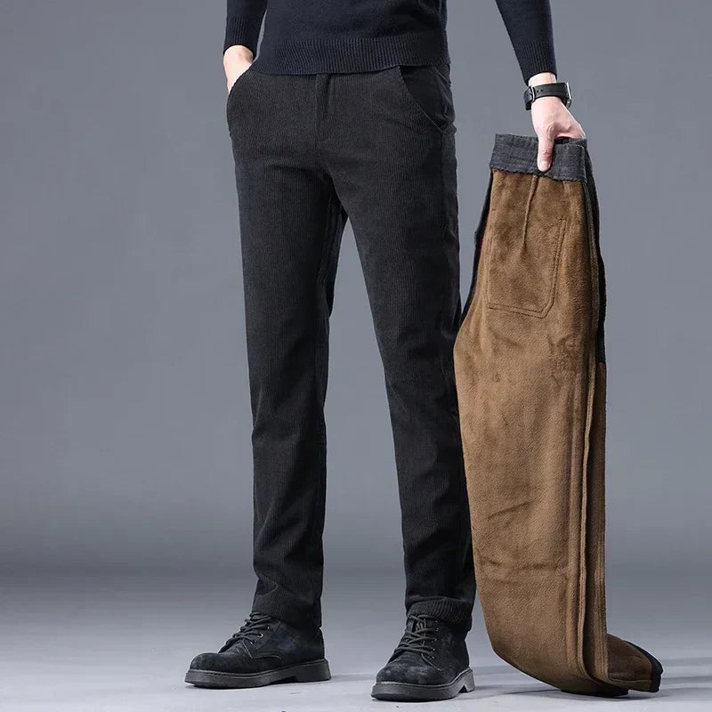 Gabriel men's fleece-lined winter pants, relaxed fit with soft insulating lining for cold weather