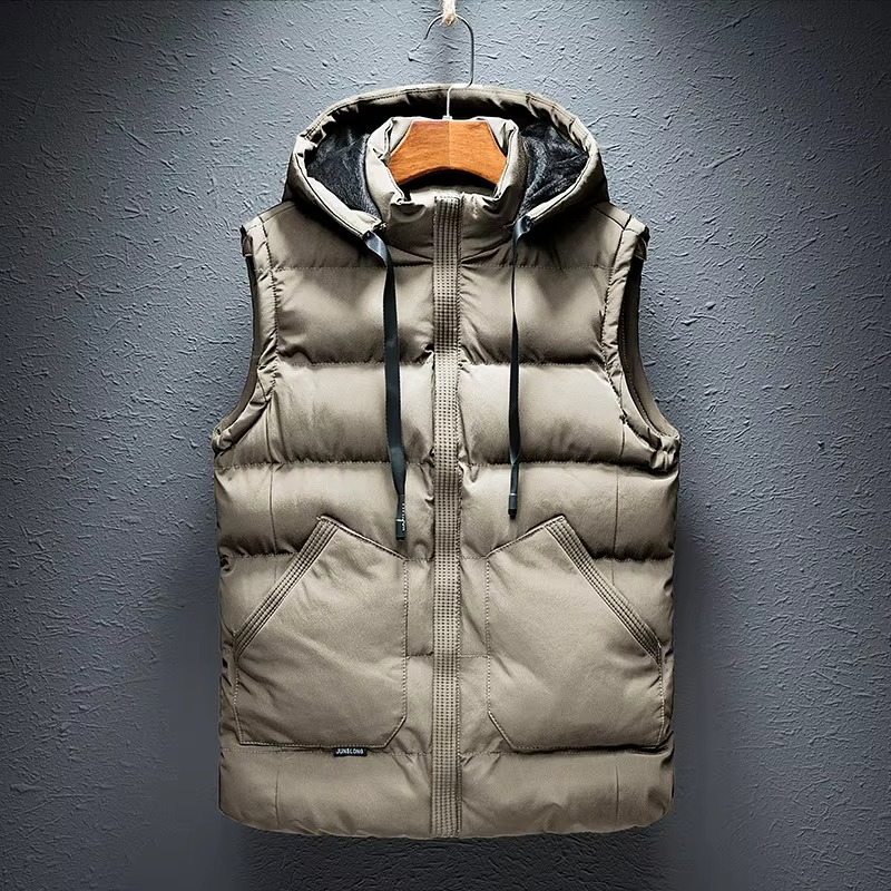 Unisex personalized thick vest by TrendAura, versatile all-season outerwear with customizable design