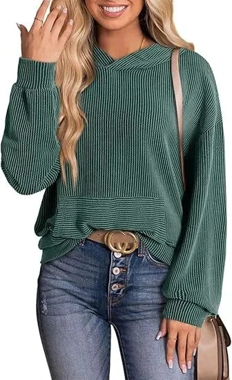 Harper women's lightweight relaxed-fit casual hoodie in breathable polyester, perfect for spring-summer effortless style