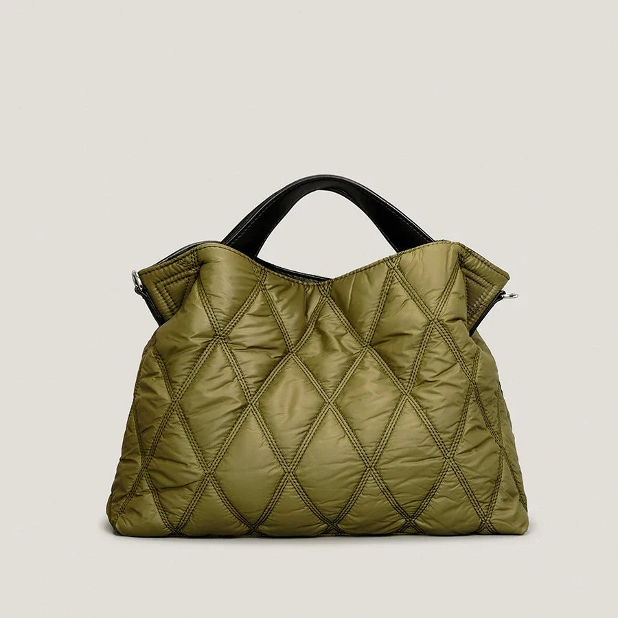 Urbann Vibe Arca diamond quilted tote bag cotton down filling spacious professional carry