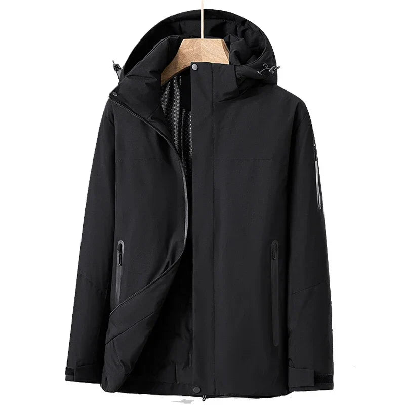 Women's waterproof winter jacket with fleece lining, polished silhouette for cold-weather everyday style