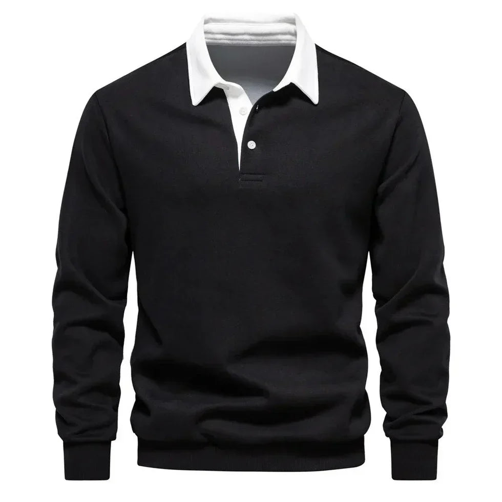 Kairo long sleeve collared shirt for professionals, modern silhouette, sustainable fabric easy care