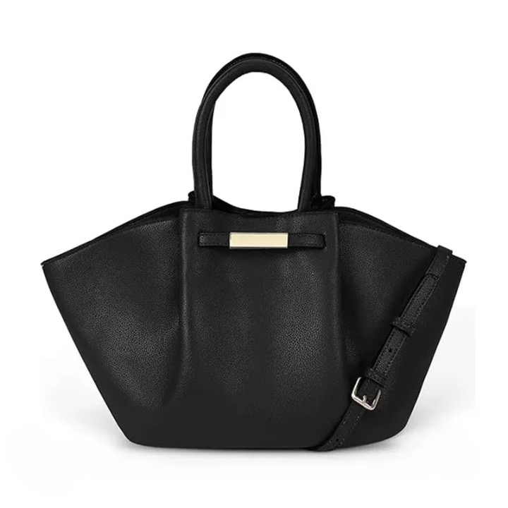 Women's crossbody tote handbag elegant structured design spacious interior versatile strap carrying option