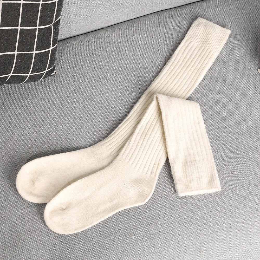 TrendAura unisex cashmere-cotton blend socks 8-pack autumn bundle, ultra-soft breathable winter warmth