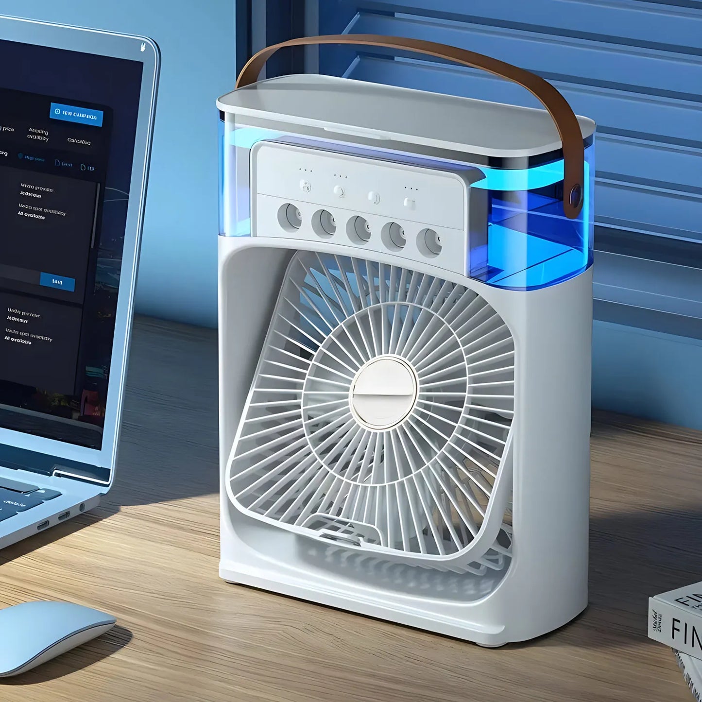 Airco Mobile Fan 3in1 Humidifier LED - Urbann-Vibe