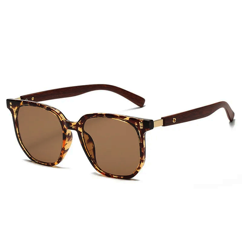Norva retro acetate sunglasses transparent frame solid dark lenses comfortable nose pads timeless fit